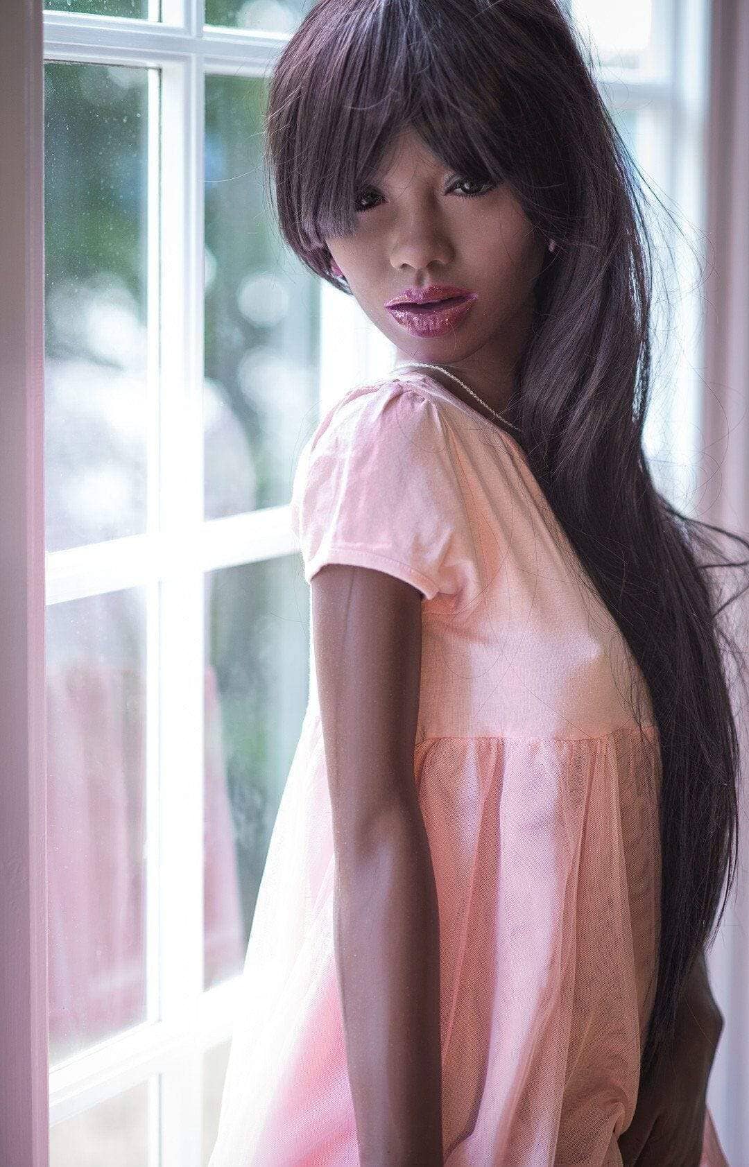 168cm  (5ft6') A-Cup Ebony Nava - Image 37
